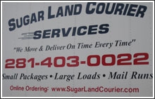 Sugar Land Expedited Courier Service